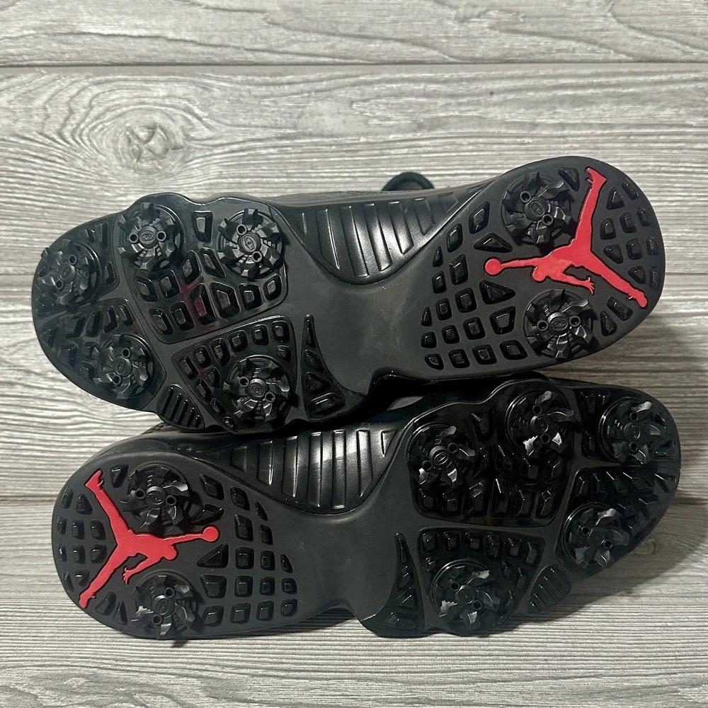 Nike‎ Air Jordan 9 Low Golf Sneakers Black True Red FJ5934-002 Men's Size 9 New